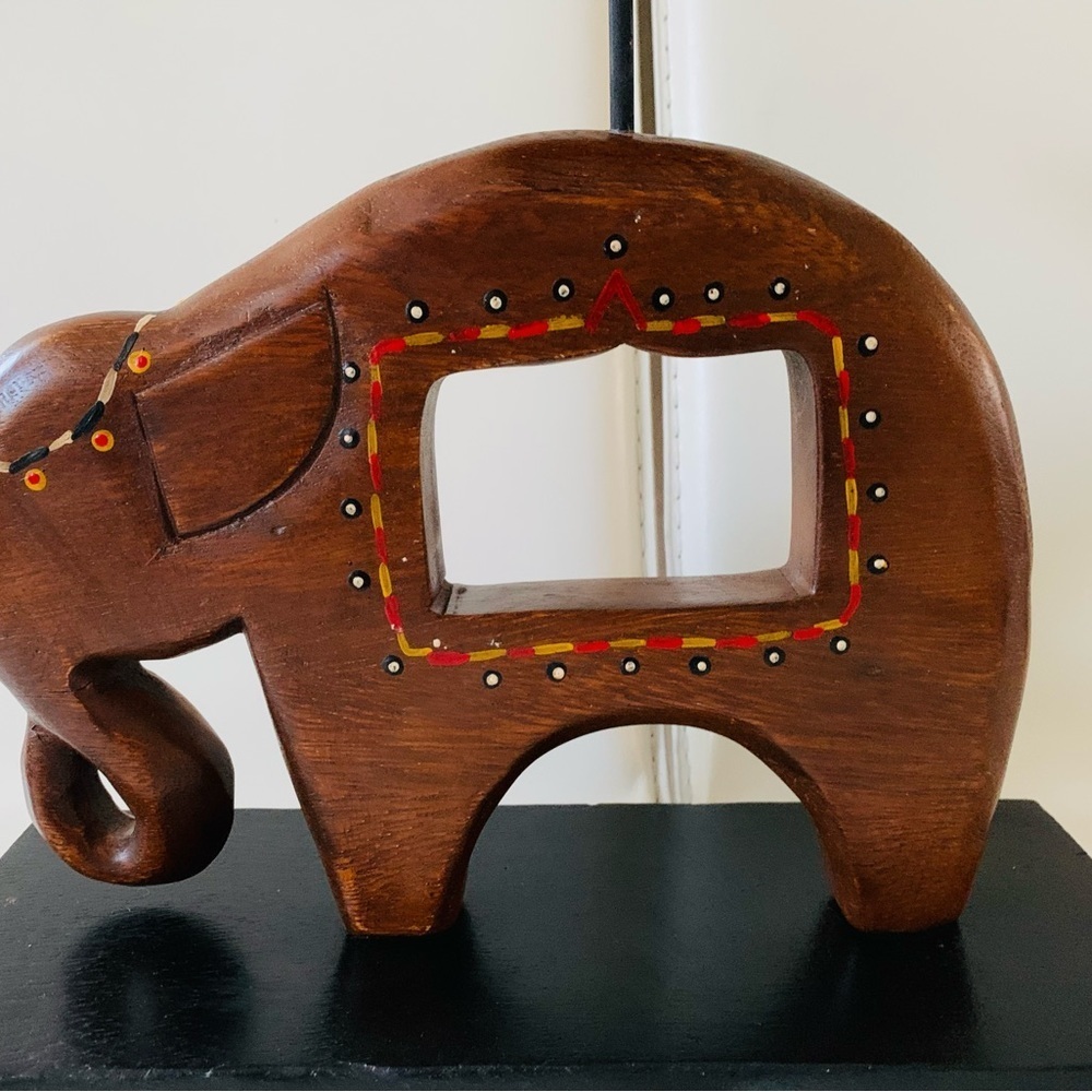 Wooden candle holder
